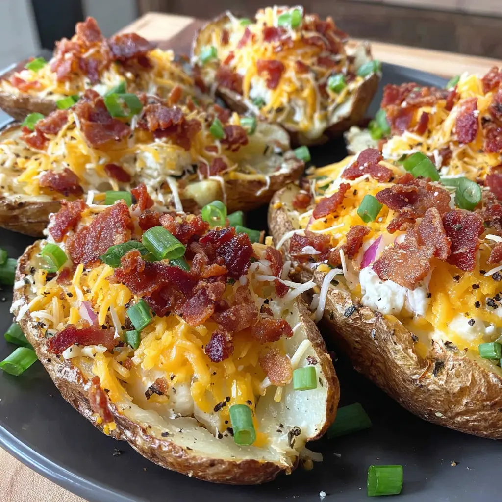 Loaded Air Fryer Potato Wedges