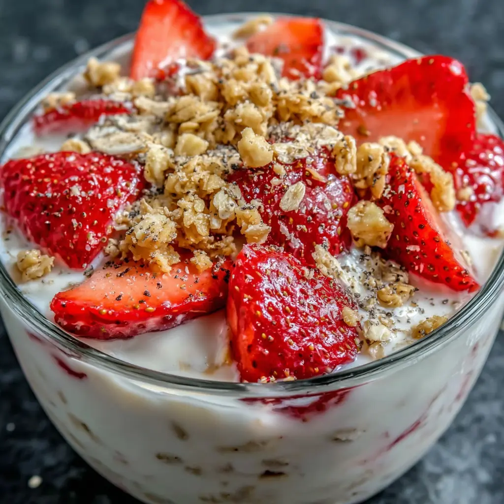 Strawberry Overnight Oats