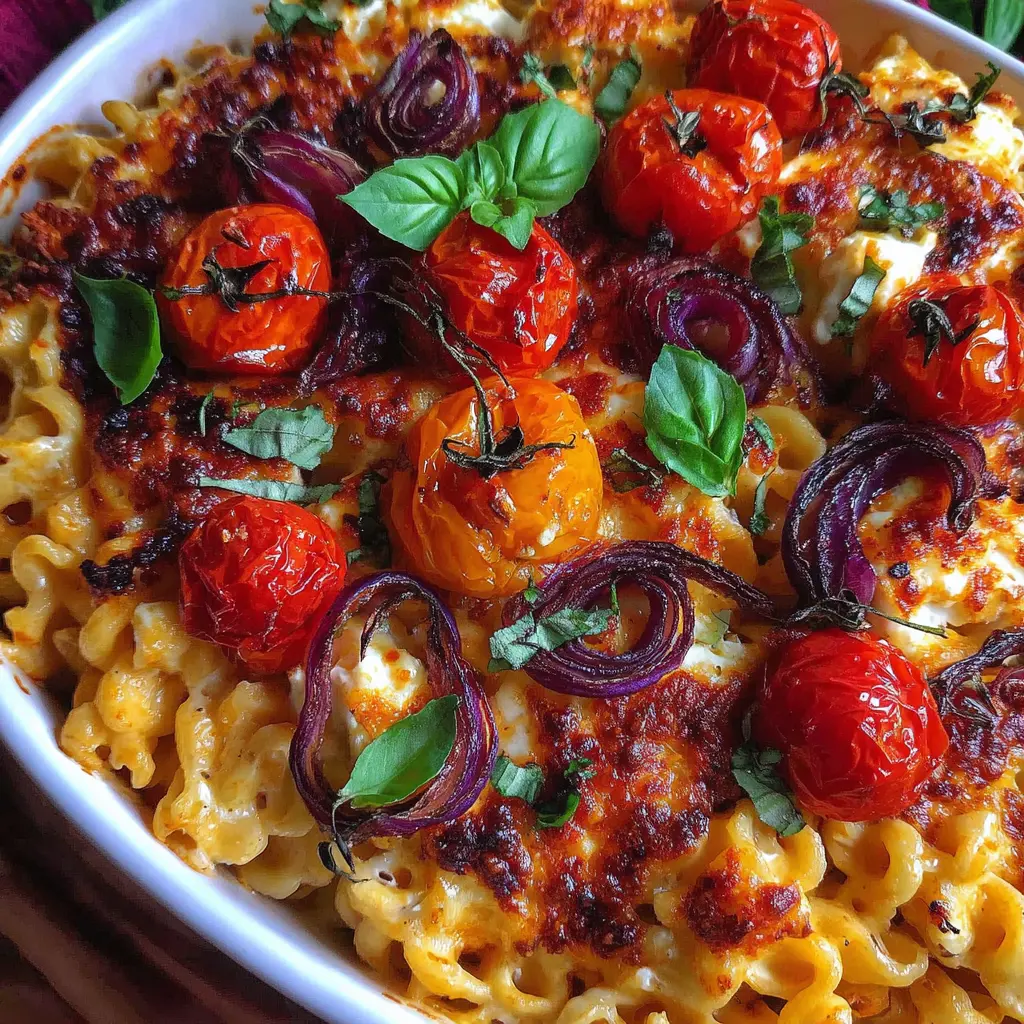 One Pan Baked Feta Pasta with Cherry Tomatoes