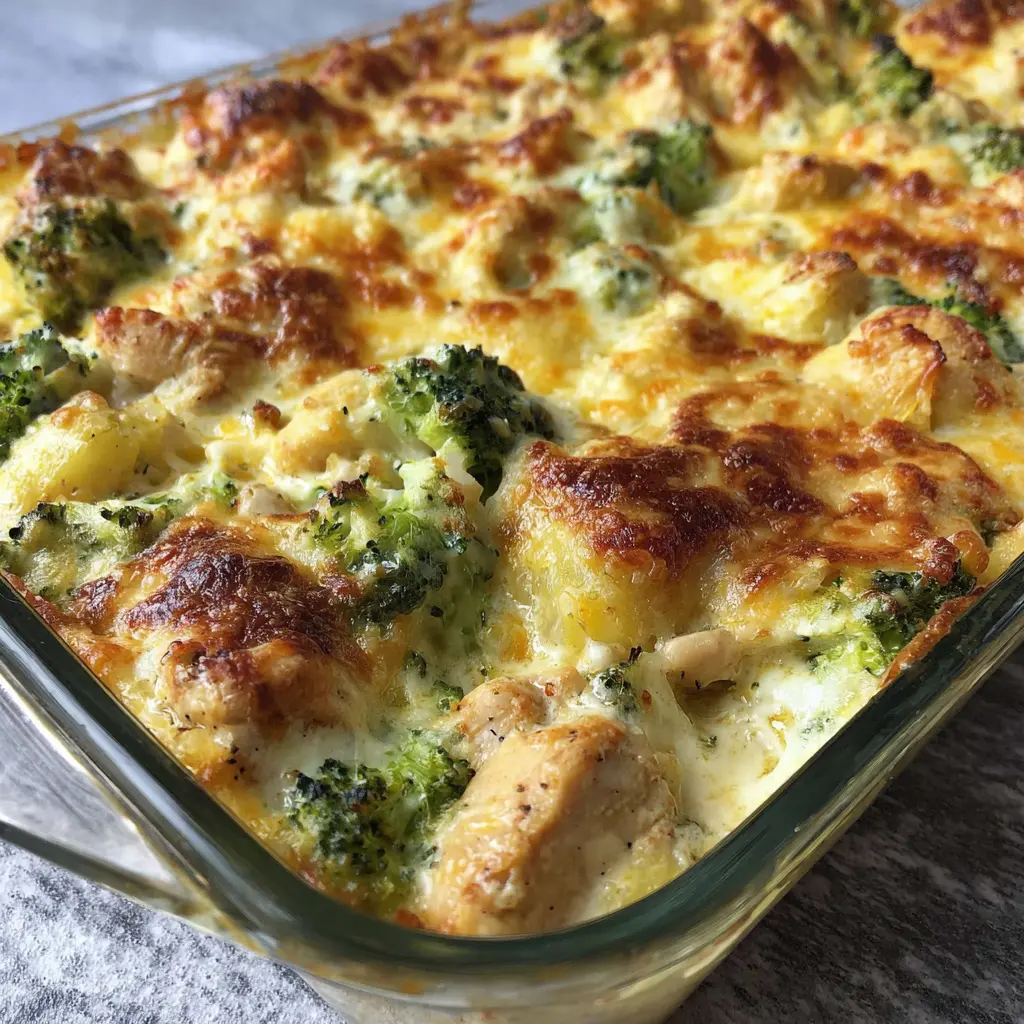 Chicken Broccoli Potato Casserole