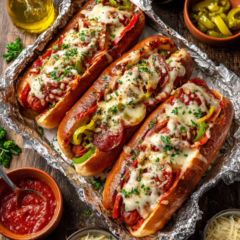 Loaded Italian Sub Sandwiches