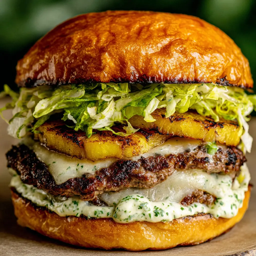 Hawaiian Pineapple Burger