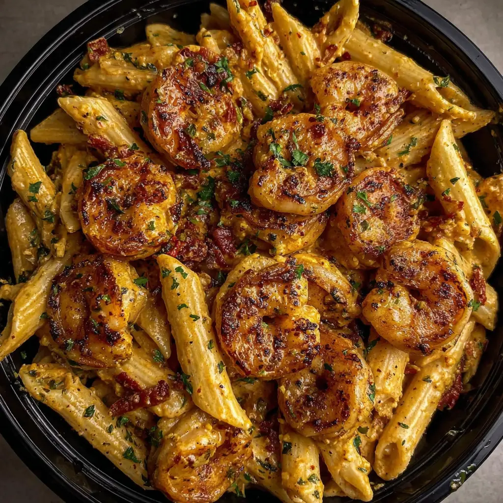 Creamy Cajun Shrimp Pasta