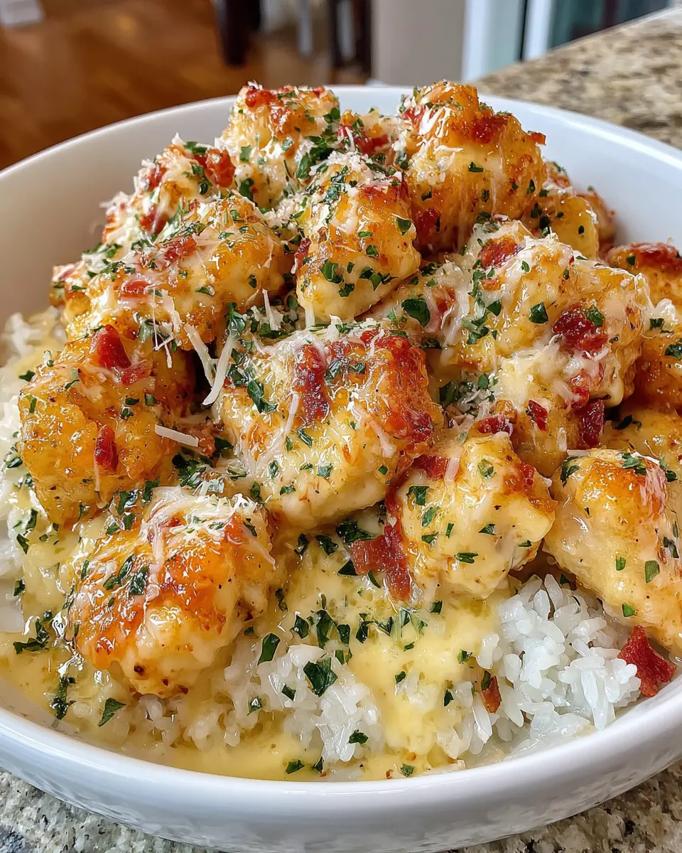 Cottage Cheese Parmesan Firecracker Chicken