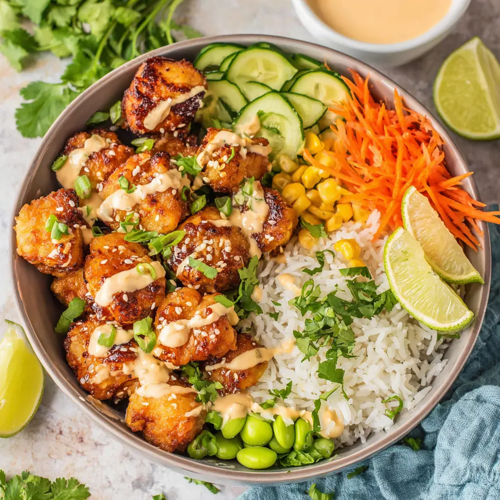 Salmon Bites With Bang Bang Sauce