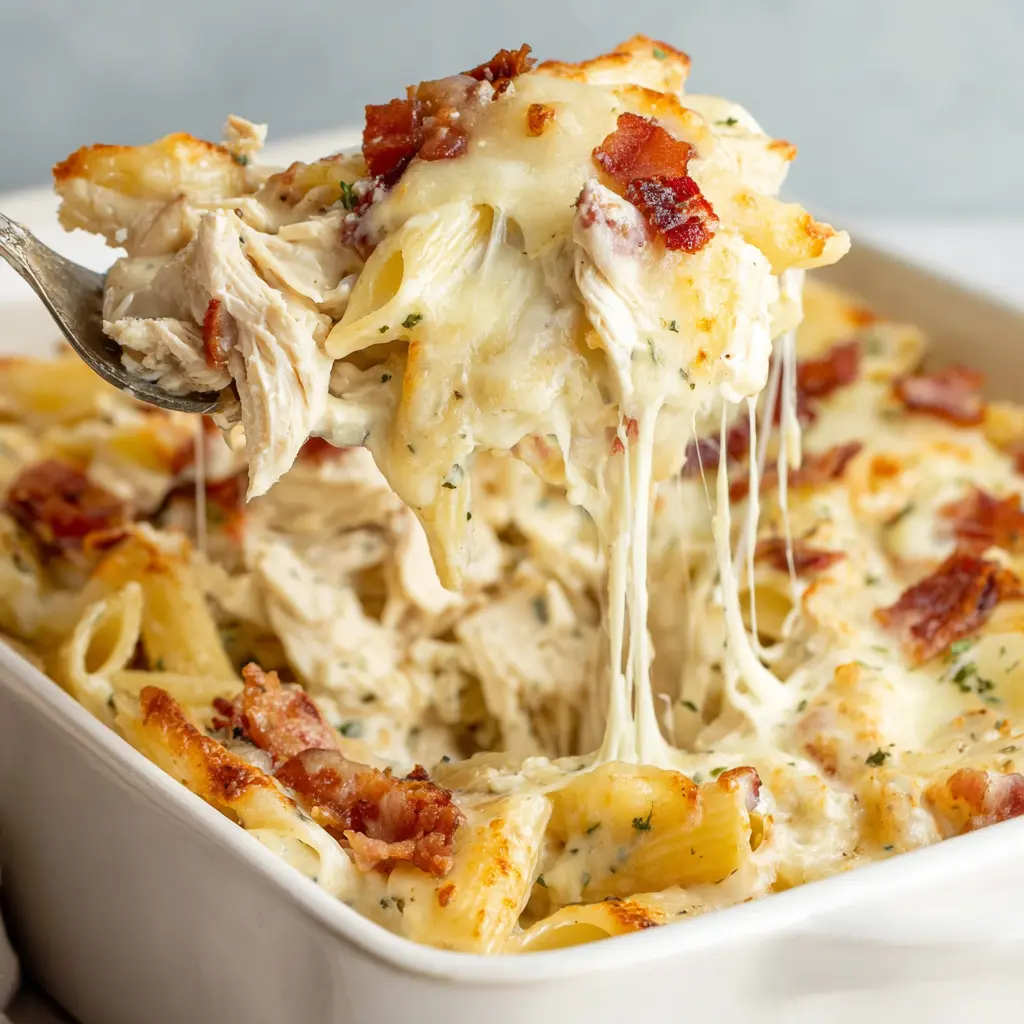 Chicken Bacon Ranch Casserole