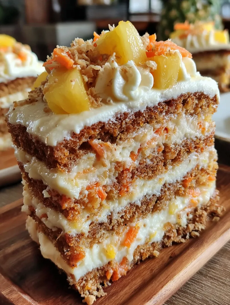 Carrot Cake with Pineapple