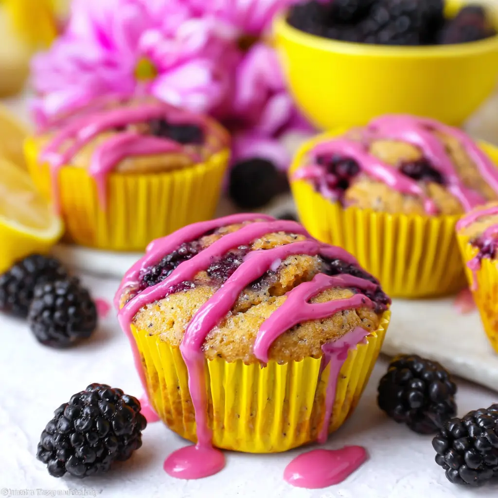 lemon blackberry muffins