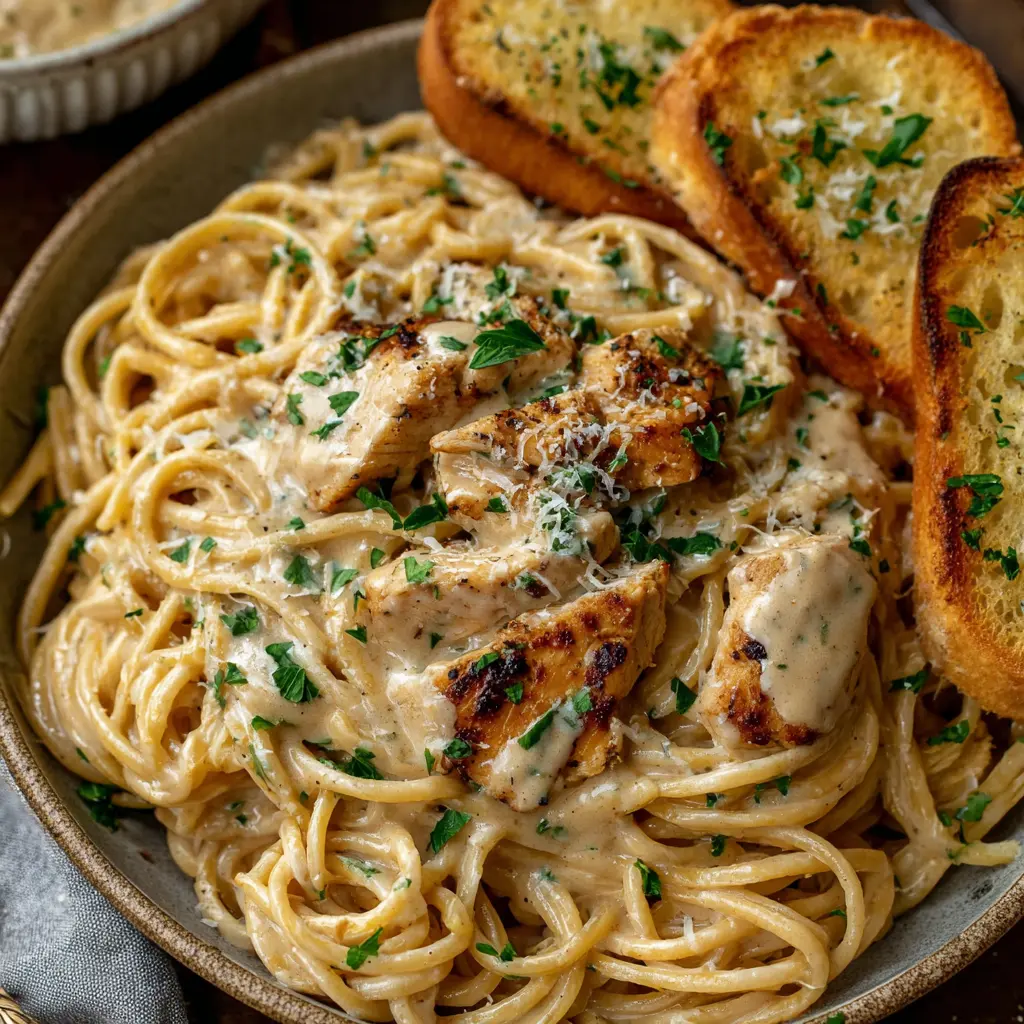 Garlic Butter Chicken Pasta